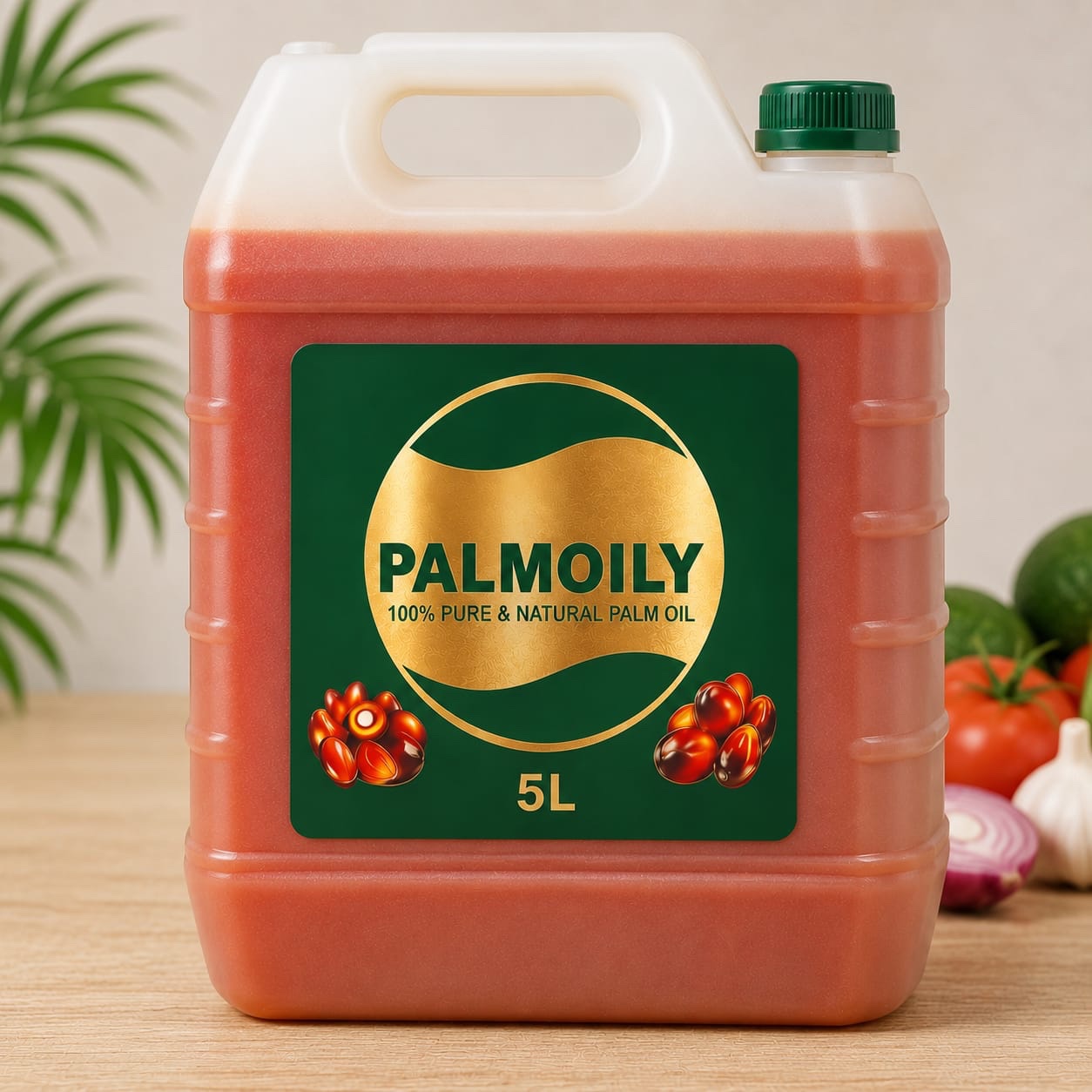 PALMOILY Palm Oil 5L | Premium Red Palm Cooking Oil