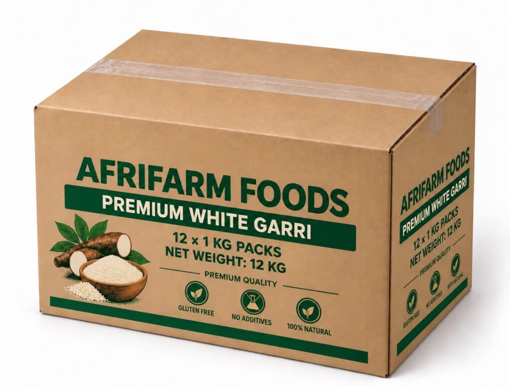 Premium White Garri 12kg Carton