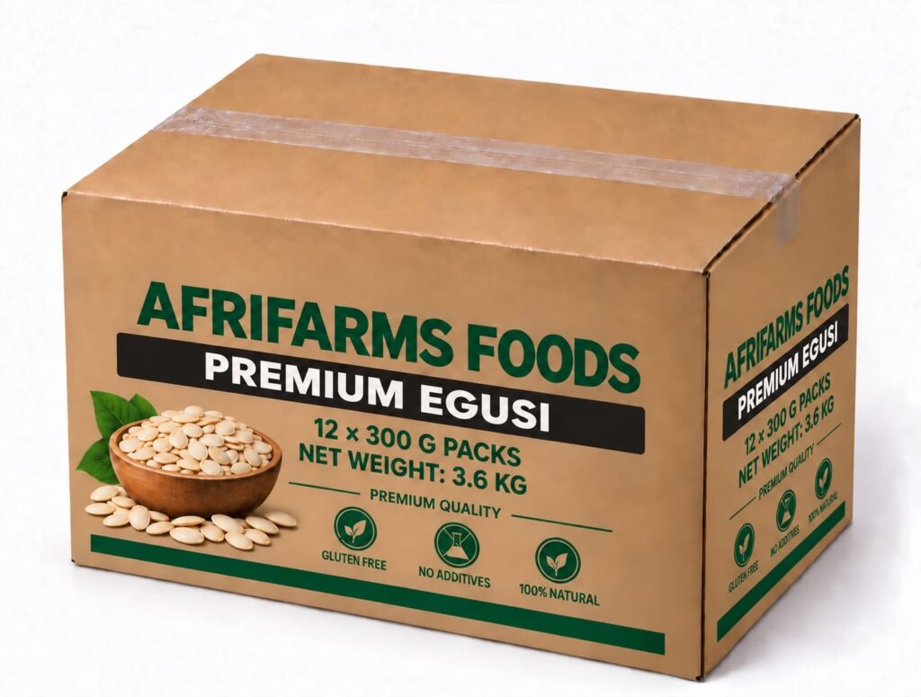 Premium Egusi 12 × 300g Packs | 3.6kg African Egusi
